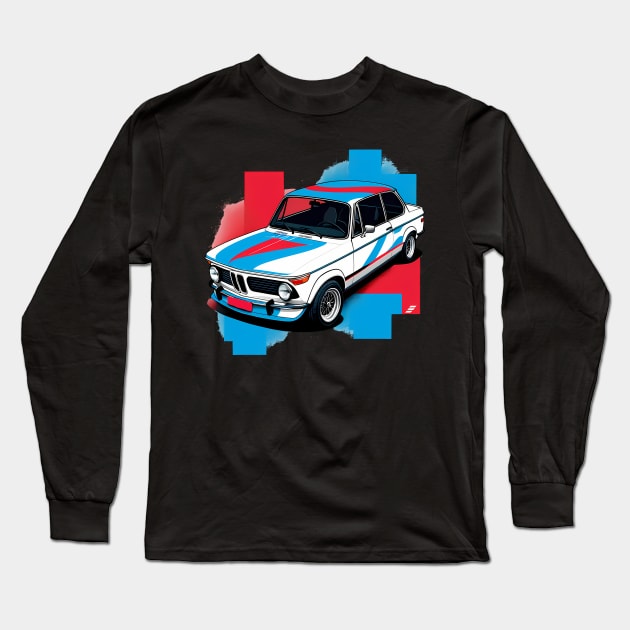 BMW 2002 Turbo Long Sleeve T-Shirt by TaevasDesign